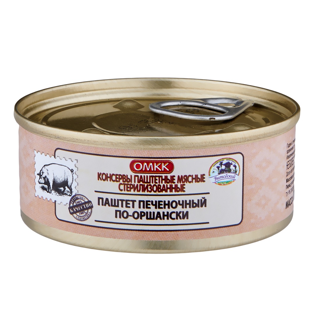Паштет печеночный по - оршански 100г ж/б ключ
