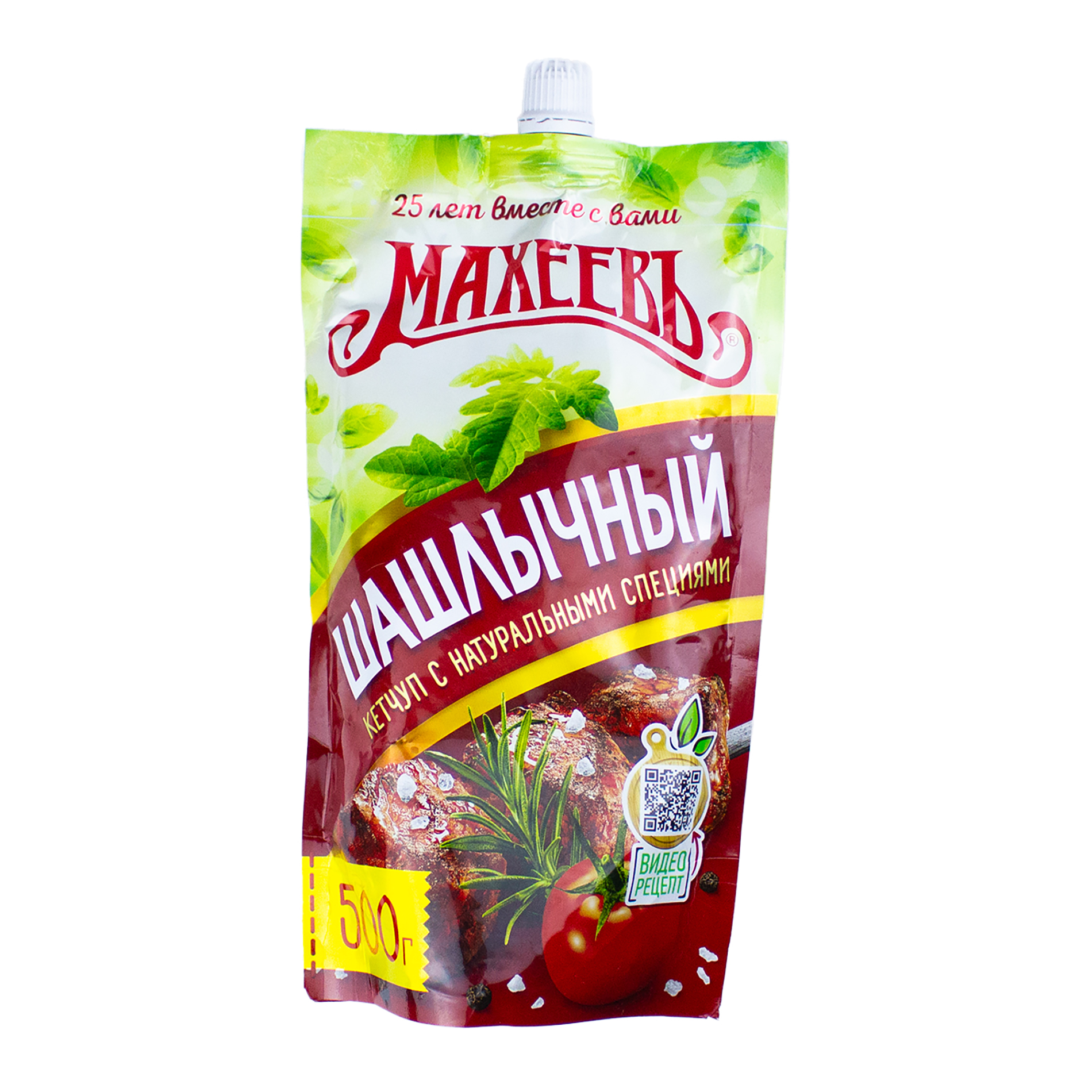 Кетчуп Махеев шашлычный п/пакет с дозатором 500 г