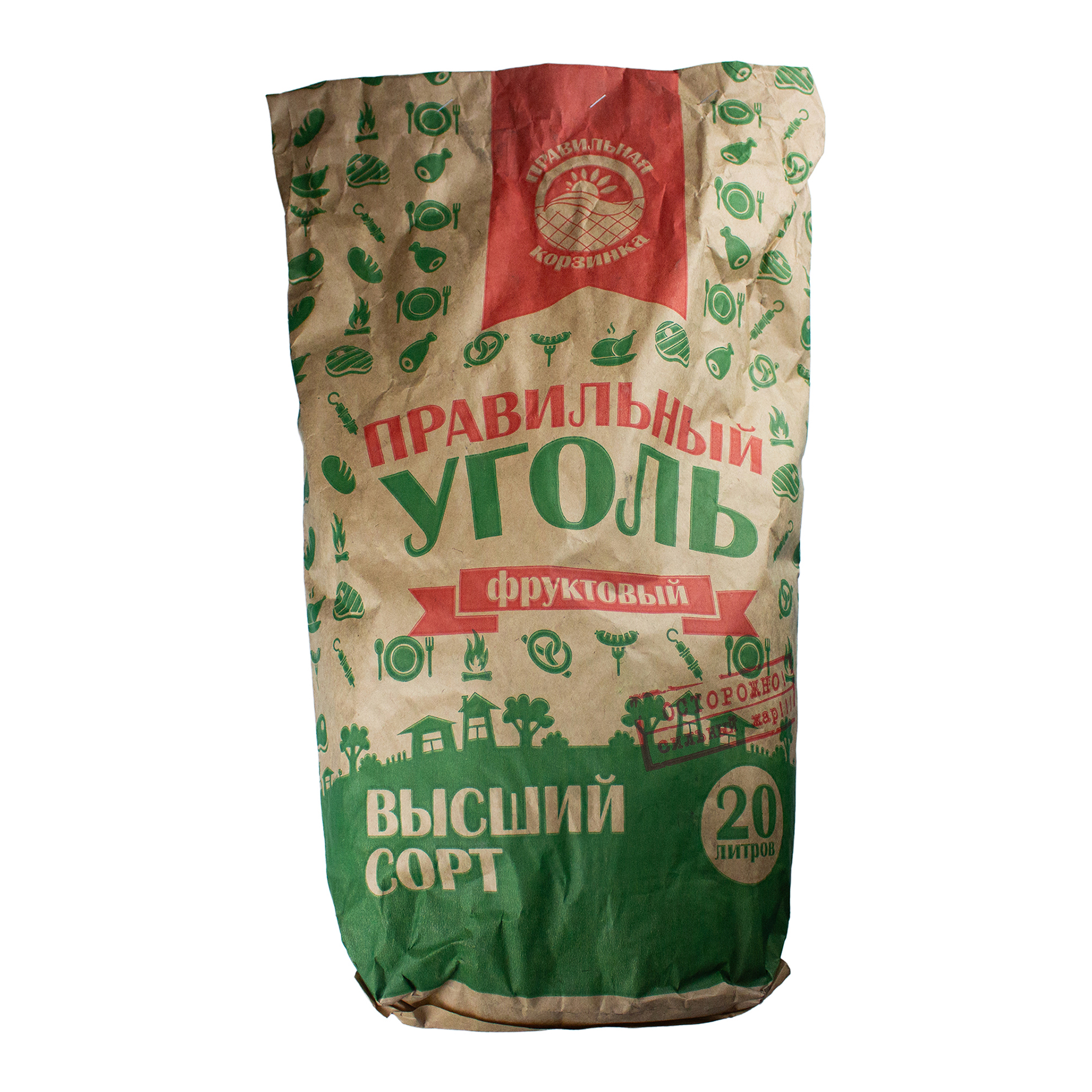 Уголь фруктовый 20 л