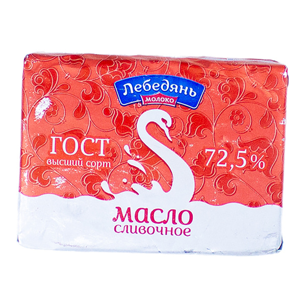 БЗМЖ масло Лебедяньмолоко крестьянское 72,5% фольга 180 г
