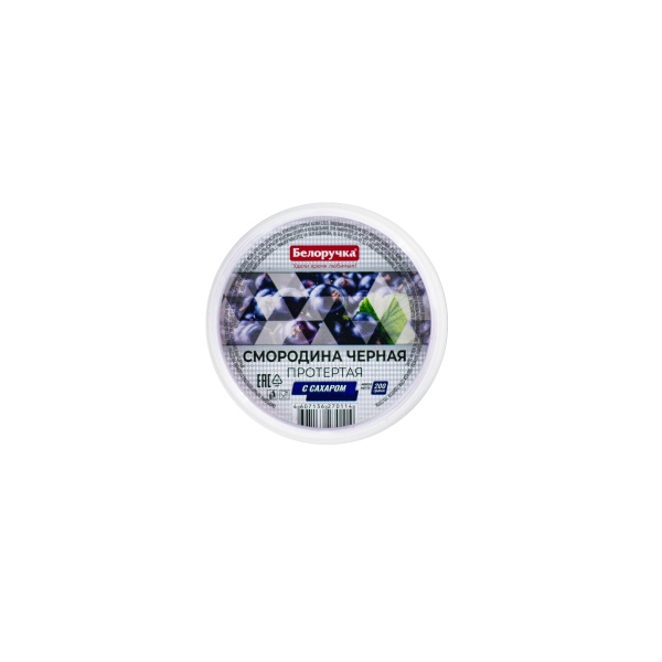 Смородина протертая с сахаром 200гр