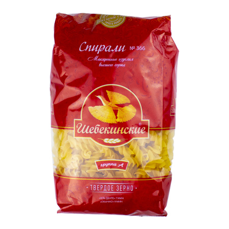 макароны Спирали №366 450г "Шебекинские"