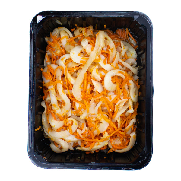 Салат из моркови с кальмарами 1кг