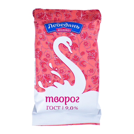 БЗМЖ творог Лебедяньмолоко 9% фольга 180 г