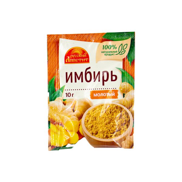 Имбирь молотый10г Русский Аппетит