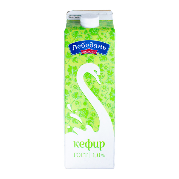 БЗМЖ кефир Лебедяньмолоко 1% пюр-пак 900 г