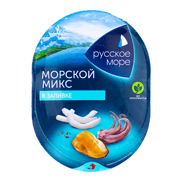 Коктейль из морепродуктов Морской микс в заливке 180гр