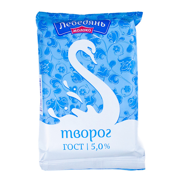 БЗМЖ творог Лебедяньмолоко 5% фольга 180 г