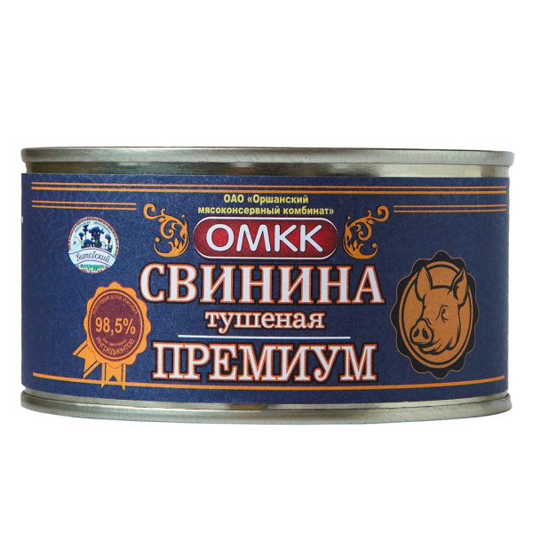 Свинина тушеная Премиум 325г ж/б