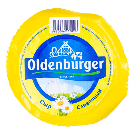 БЗМЖ сыр сливочный oldenburger 50% цилиндр 350 гр