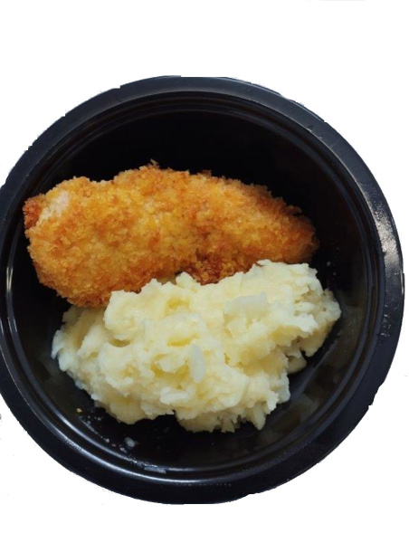 Отбивная из куриного филе с отварным картофелем в газ.мод. среде 280г