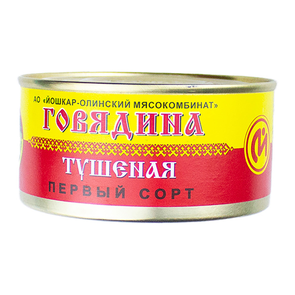 Говядина тушёная 1 сорт ГОСТ 325гр