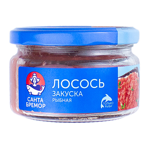 Закуска рыбная "Оригинальная" Санта Бремор ст/б 160гр