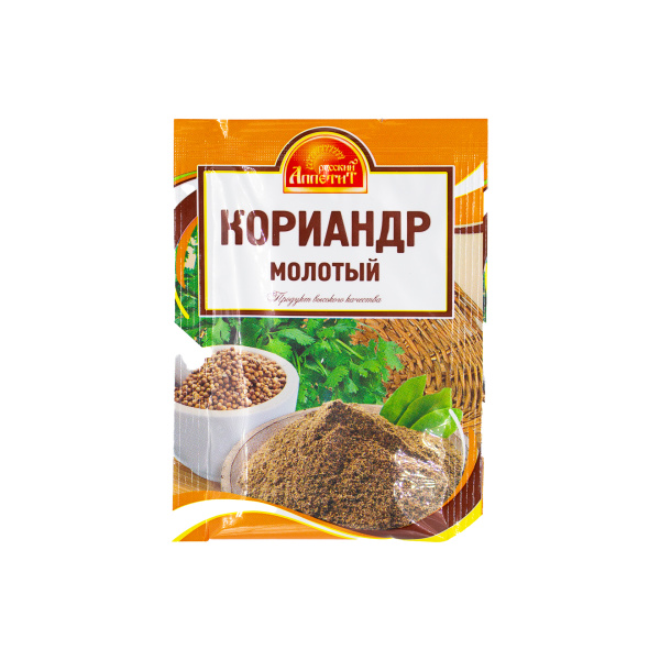 Кориандр молотый 15г Русский Аппетит