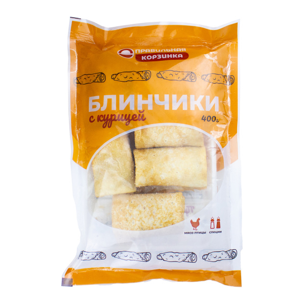 Блинчики с курицей 400гр